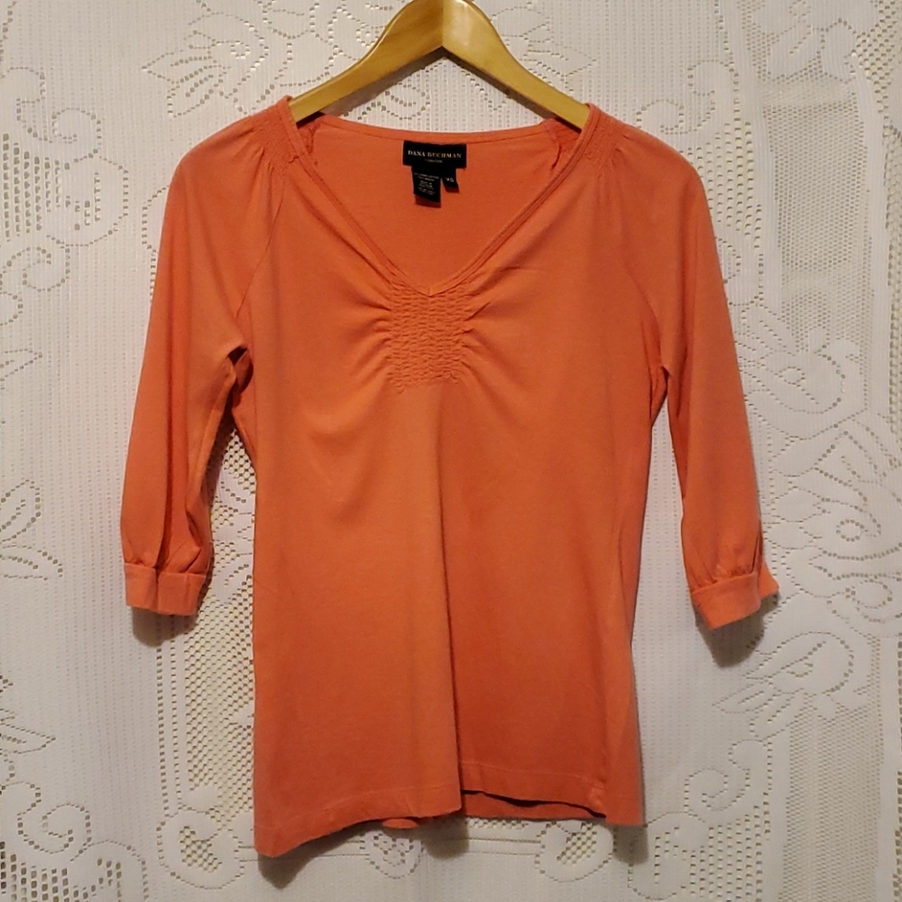 Dana Buchman 3/4 sleeve top